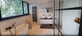 Vloertegel 120x120 Cm Cifre Statuario Marmerlook Mat Wit