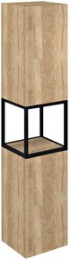 Sapho Skara hoge eiken kast 35x171x32cm licht bruin