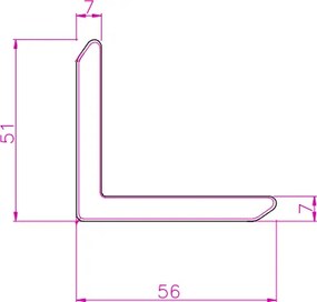 Buitenpanel Afwerkstrip Eiken 290CM | Gevel | Tuin
