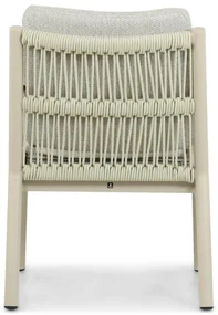 Tuinset 6 personen 240 cm Aluminium/rope Taupe Coco Sevilla/Brighton