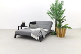 Mexico 2-persoons Sunbrella ligbed + bijzettafel - Lichtgrijs