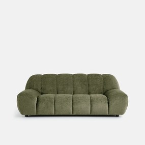 3-zits bank van dik fluweel Nuria