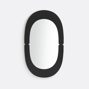 Ovale metalen spiegel Cory