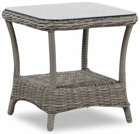 Bistroset 1 persoon  Wicker Grijs Garden Collections New Castle