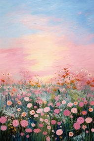 Ilustratie Pink Sunrise, Treechild, (26.7 x 40 cm)