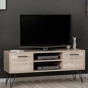 Homemania Tv-meubel Almira 120x35x50 cm houtkleurig en zwart