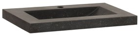 Sanituba Corestone SMALL wastafel basalt met kraangat 60cm