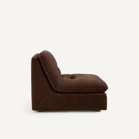 Modulaire fauteuil van chenillefluweel, Giuliano