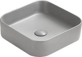 Mexen Vena opbouw waskom 37 x 37 cm, lichtgrijs mat - 22193761