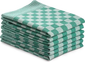 Theedoek ruit – 6 stuks – 50×70 – groen