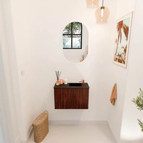 Mondiaz Joya 60cm toiletmeubel ruby met wastafel faye rechts 1 kraangat urban