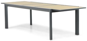 Tuinset 6 personen 214 cm Aluminium/textileen Grijs Domani Furniture Carino/Rosarno