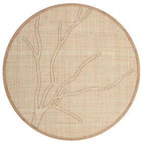 Must Living Jungle Rond Wandpaneel Jute Beige