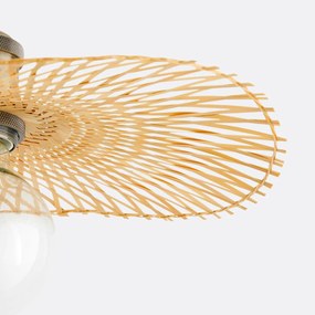 Luchtige hanglamp in bamboeØ30 cm, Ezia