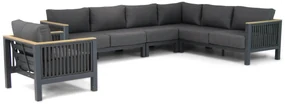 Hoek loungeset 7 personen Rope Grijs Santika Furniture Santika Shadow
