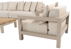 4 Seasons Outdoor Raffinato 1,5-zits loungebank links latte  Loungebank    beige weerbestendig