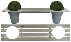 Esschert Design Plantenbak-bank 180 cm NG71