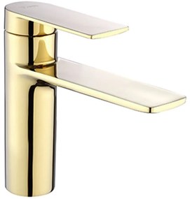 Wastafelkraan Rea Storm Gold Low