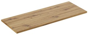 Comad Artisan wastafel toppaneel 120cm eiken