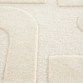 100% wollen vloerkleed met grafisch motief, Melko