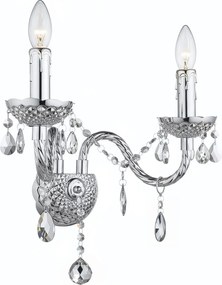 Wandlamp EBT019-2W Chrome