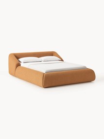 Gestoffeerd bouclé bed Sofia