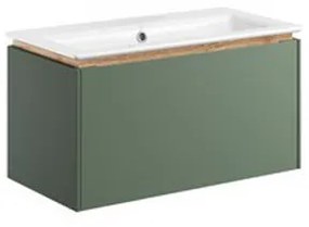 Crosswater Mada badmeubelset - 70x36.7x36cm - 1 wasbak - zonder kraangat - salie groen sw928131 SW928276