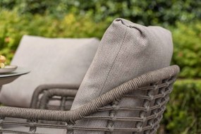 Taste by 4 Seasons Puglia lage tuinset latte met Nevada tafel met keramisch blad 250 cm  Tuinset    taupe weerbestendig