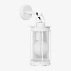 Tolira Rvs Buitenwandlamp Wit - Sklum