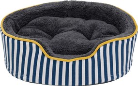 Honden En Kattenmand Blauw Wit Gestreept