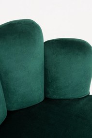 Set 4 Fluwelen Handstoelen