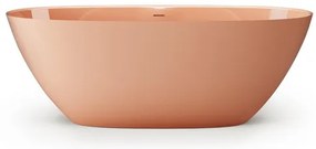 Zeza Element Vrijstaand Bad - 175x76x60cm - solid surface - glans oranje SW1208811
