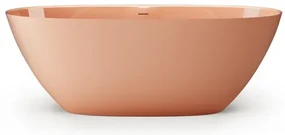 Zeza Element Vrijstaand Bad - 175x76x60cm - solid surface - glans oranje SW1208811