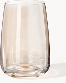 Mondgeblazen longdrinkglazen Ellery, 4-delig