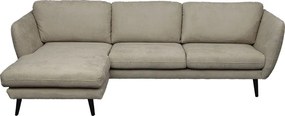Hoekbank - Madelief - links - stof Soro taupe 23