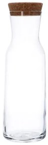 Karaf met kurk, glas, 1,1 liter