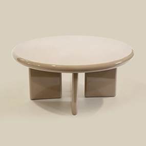 Hoogglans Salontafel Groen 80 Cm Rond - 80 X 80cm.