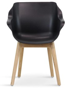 Tuinset 6 personen 240 cm Kunststof Zwart Hartman Sophie