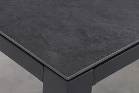 Hartman Monza alu/Chaneo verstelbare tuinset - 220x100 cm. - 7-delig