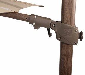 4 Seasons Outdoor Siesta PREMIUM 300 x 300 cm parasol Beach, Wegné frame Parasol   beige weerbestendig