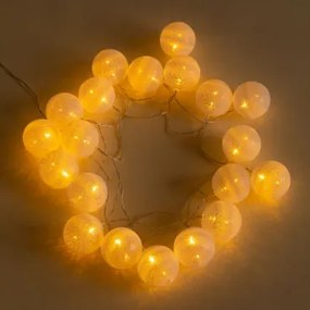 Decoratieve Slinger Van Witte Led-verlichting (1,80 M - 4,50 M) Adda 20 Ballen & Batterijen - Sklum