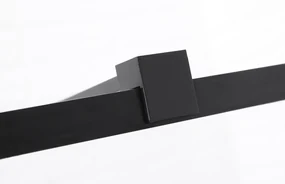 Saniclear Nero 90x100 douchecabine 8mm anti-kalk mat zwart 100cm