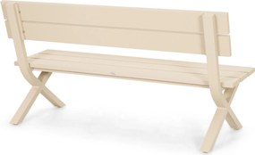 Tuinbank  aluminium 160 cm Aluminium Taupe-naturel-bruin  Presto Crosano