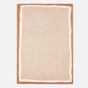 Vloerkleed in polyester en wol, Nomia