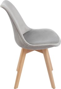 Set 4 Synk Fluwelen Stoelen