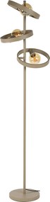 Vloerlamp Metalen Ringen Beige