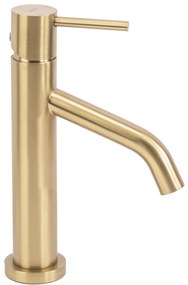 Wastafelkraan Rea Level Gold Brush Low