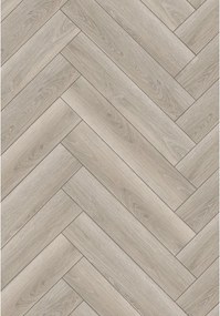 Mexen Wilson vinyltegels visgraat 570 x 95 mm LVT Dryback 2,5 mm, PVC onderlaag, 4 V-groef, Eik - F1475-0570-095-255-4V1-01