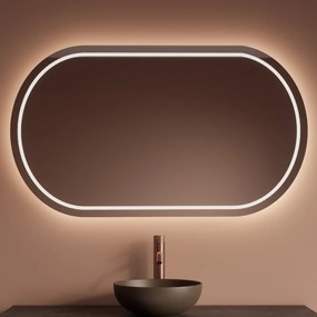 Gliss Design Agon spiegel ovaal 140x70cm met handsensor