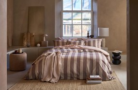 vtwonen Pure Stripe Dekbedovertrek Naturel – Bij Swiss Sense